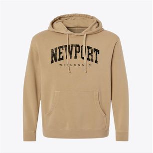 Newport Wisconsin Urban Vibe Pigment-Dyed Hoodie