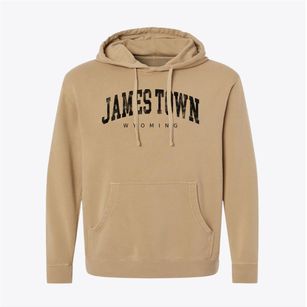 James Town Wyoming Urban Vibe Pigment-Dyed Hoodie