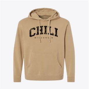 Chili Wisconsin Urban Vibe Pigment-Dyed Hoodie