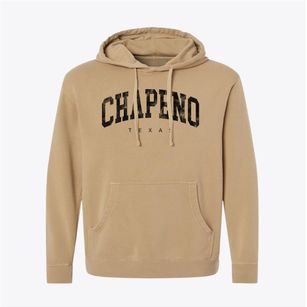 Chapeno Texas Urban Vibe Pigment-Dyed Hoodie