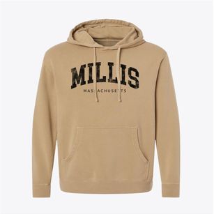 Millis Massachusetts Urban Vibe Pigment-Dyed Hoodie