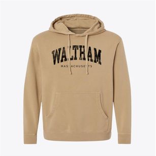 Waltham Massachusetts Urban Vibe Pigment-Dyed Hoodie