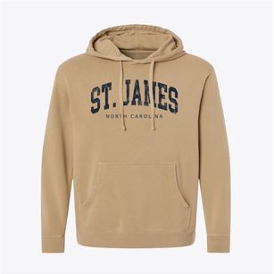 St. James North Carolina Urban Vibe Pigment-Dyed Hoodie