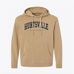 Huntsville Alabama Urban Vibe Pigment-Dyed Hoodie