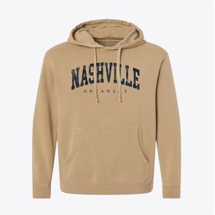 Nashville Arkansas Urban Vibe Pigment-Dyed Hoodie