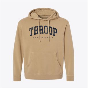 Throop Pennsylvania Urban Vibe Pigment-Dyed Hoodie