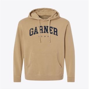 Garner Iowa Urban Vibe Pigment-Dyed Hoodie