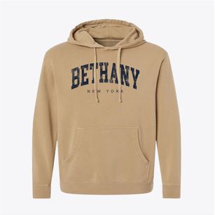 Bethany New York Urban Vibe Pigment-Dyed Hoodie