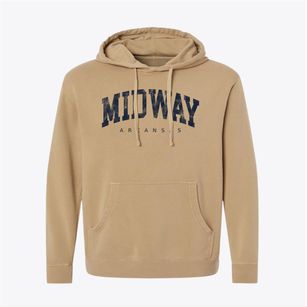 Midway Arkansas Urban Vibe Pigment-Dyed Hoodie