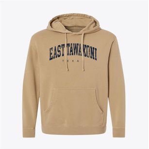 East Tawakoni Texas Urban Vibe Pigment-Dyed Hoodie