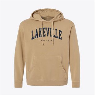 Lakeville Indiana Urban Vibe Pigment-Dyed Hoodie