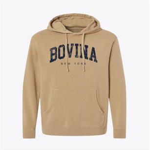 Bovina New York Urban Vibe Pigment-Dyed Hoodie