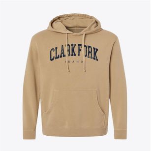 Clark Fork Idaho Urban Vibe Pigment-Dyed Hoodie