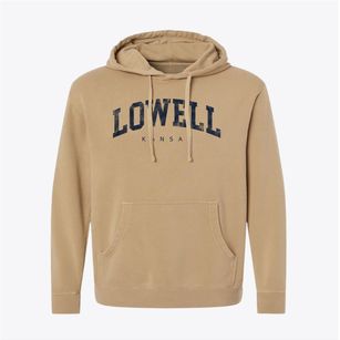 Lowell Kansas Urban Vibe Pigment-Dyed Hoodie