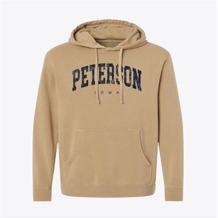 Peterson Iowa Urban Vibe Pigment-Dyed Hoodie