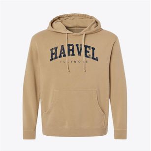 Harvel Illinois Urban Vibe Pigment-Dyed Hoodie