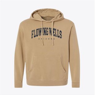 Flowing Wells Arizona Urban Vibe Pigment-Dyed Hoodie