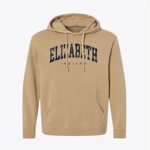 Elizabeth Indiana Urban Vibe Pigment-Dyed Hoodie