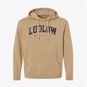 Ludlow Missouri Urban Vibe Pigment-Dyed Hoodie