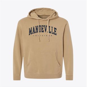 Mandeville Louisiana Urban Vibe Pigment-Dyed Hoodie
