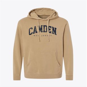 Camden New Jersey Urban Vibe Pigment-Dyed Hoodie
