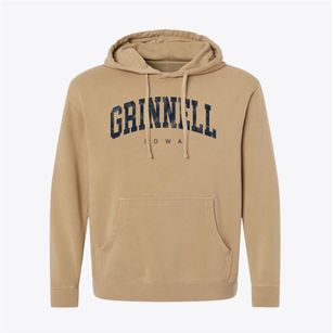 Grinnell Iowa Urban Vibe Pigment-Dyed Hoodie
