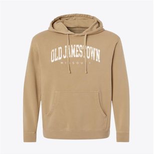 Old Jamestown Missouri Urban Vibe Pigment-Dyed Hoodie