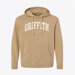 Griffith Indiana Urban Vibe Pigment-Dyed Hoodie