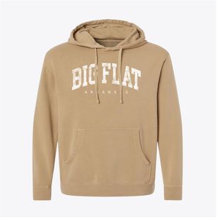 Big Flat Arkansas Urban Vibe Pigment-Dyed Hoodie
