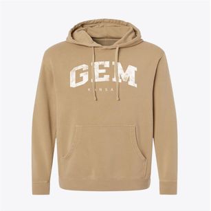 Gem Kansas Urban Vibe Pigment-Dyed Hoodie