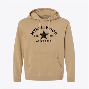 Myrtlewood Alabama Star Pigment-Dyed Hoodie