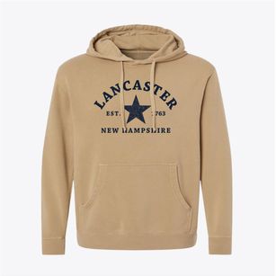 Lancaster New Hampshire Star Pigment-Dyed Hoodie