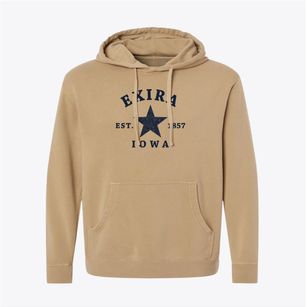 Exira Iowa Star Pigment-Dyed Hoodie