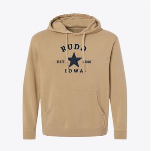 Rudd Iowa Star Pigment-Dyed Hoodie