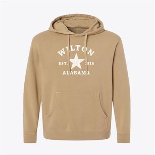 Wilton Alabama Star Pigment-Dyed Hoodie