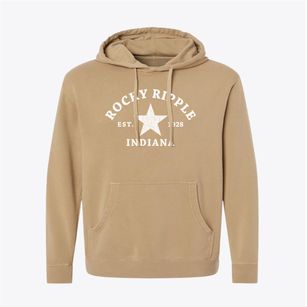 Rocky Ripple Indiana Star Pigment-Dyed Hoodie