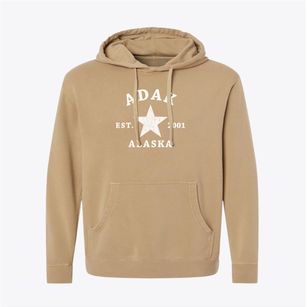Adak Alaska Star Pigment-Dyed Hoodie