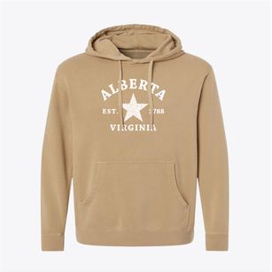 Alberta Virginia Star Pigment-Dyed Hoodie