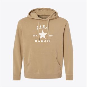 Aiea Hawaii Star Pigment-Dyed Hoodie