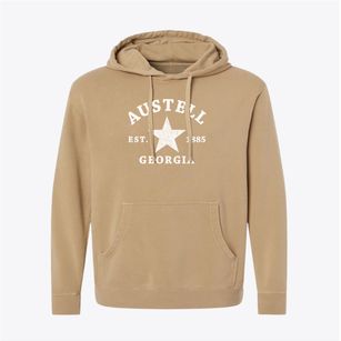 Austell Georgia Star Pigment-Dyed Hoodie