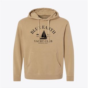 Blue Earth Minnesota Yacht Club Pigment-Dyed Hoodie