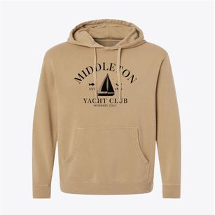 Middleton Tennessee Yacht Club Pigment-Dyed Hoodie