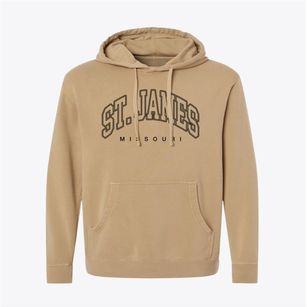 St. James Missouri Inline Pigment-Dyed Hoodie