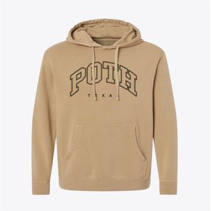 Poth Texas Inline Pigment-Dyed Hoodie