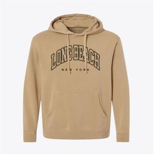 Long Beach New York Inline Pigment-Dyed Hoodie
