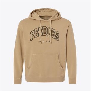 Peebles Ohio Inline Pigment-Dyed Hoodie