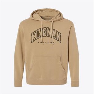 Kingman Arizona Inline Pigment-Dyed Hoodie