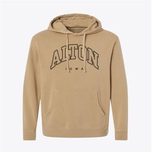 Alton Iowa Inline Pigment-Dyed Hoodie