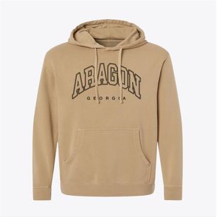 Aragon Georgia Inline Pigment-Dyed Hoodie