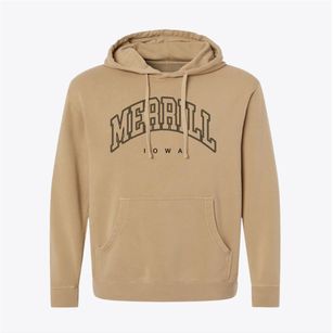 Merrill Iowa Inline Pigment-Dyed Hoodie